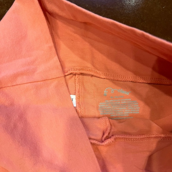 peach cotton midrise 2000s style yoga pants - Picture 3 of 3
